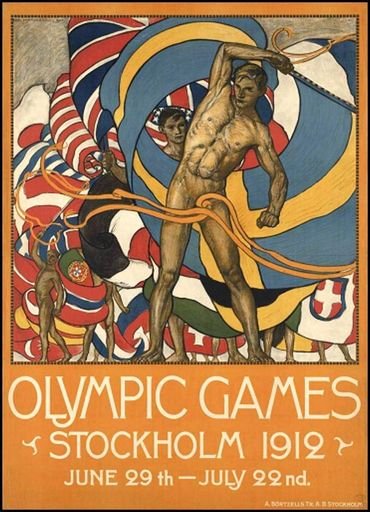 1912 Olympic Poster