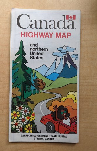 1971 Canada Highway Map