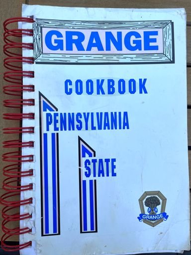 1972 Pennsylvania State Grange Cookbook