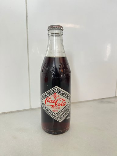 1977 Coke 75th Anniversary Bottle 