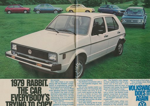 1979 Volkswagen Rabbit Print Ad