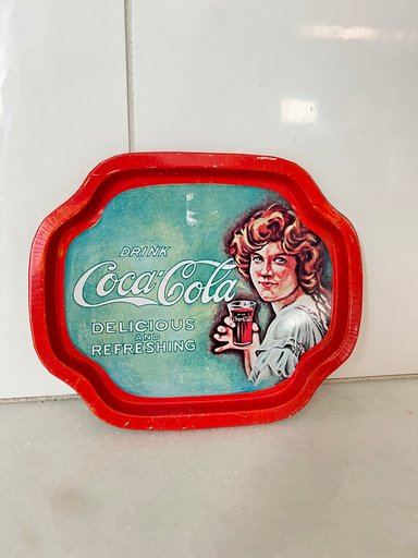 1980s Vintage Coca-Cola Tin Tray
