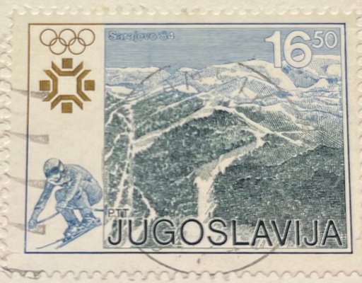 1984 Winter Olympics, Postage Stamp Yugoslavija