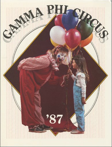 1987 Gamma Phi Circus program (51st annual)