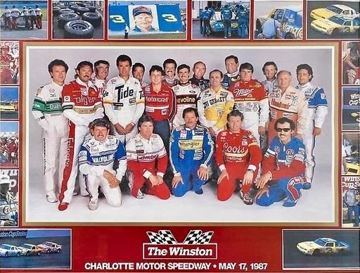 1987 The Winston Cup at the Charlotte Motor Speedway Poster