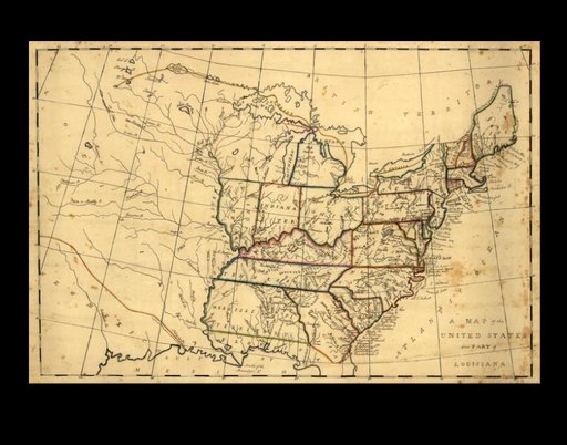 19th Century Map of U.S.