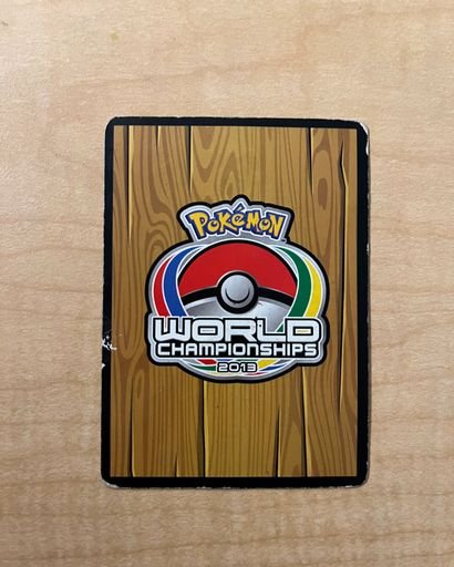 2013 Pokemon World Tournament promotional Thundurus EX Card