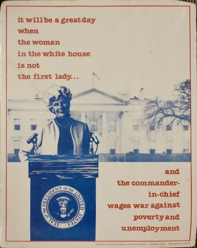 “A Great Day When…” campaign poster for Geraldine Ferraro