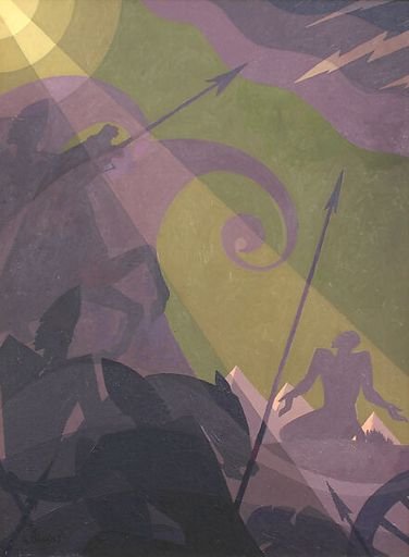 Aaron Douglas' “Let My People Go”