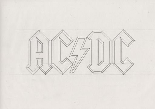 AC/DC lettering