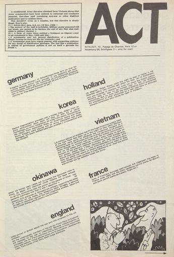 ACT Newspaper (Paris,France; Heidelberg, Germany)