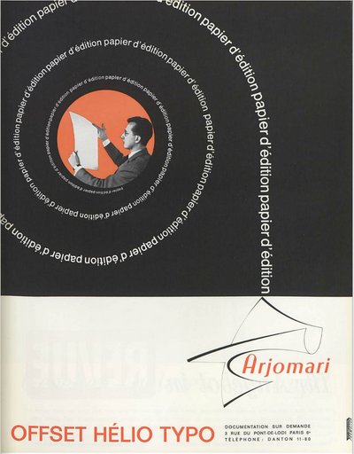 Ad for Arjomari (paper company)