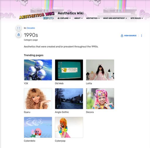 Aesthetics Wiki 1990s