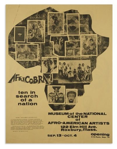 AfriCOBRA 1: Ten in Search of a Nation, exhibition poster