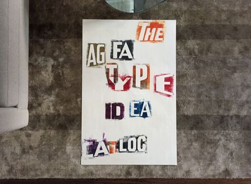 AGFA type poster