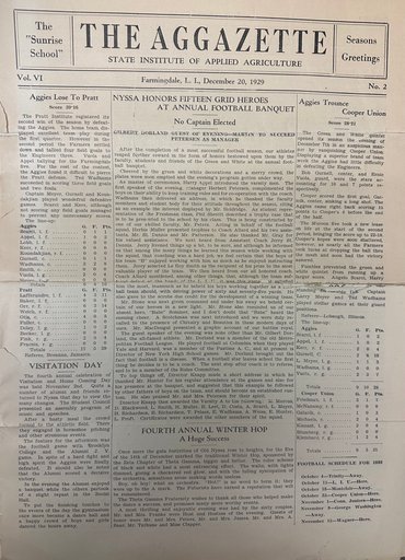 Aggazette (Vol. 6, No. 2, 1929)