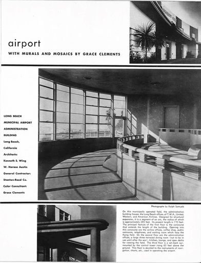 “Airport with Murals and Mosaics by Grace Clements”