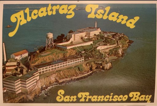 Alcatraz Island Postcard