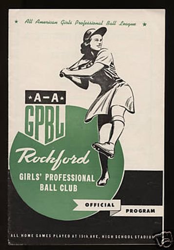 All American Girl Baseball League Metal Sign