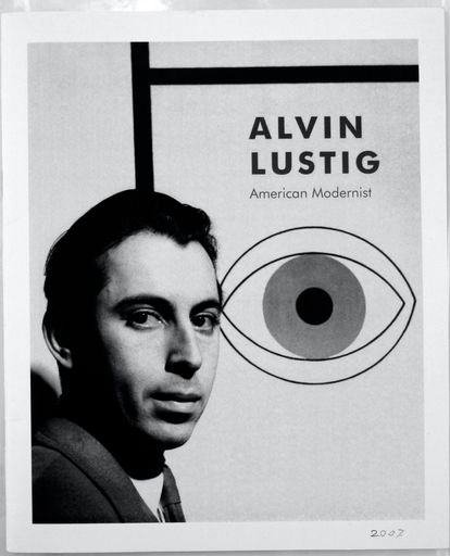 “Alvin Lustig American Modernist” exhibition booklet