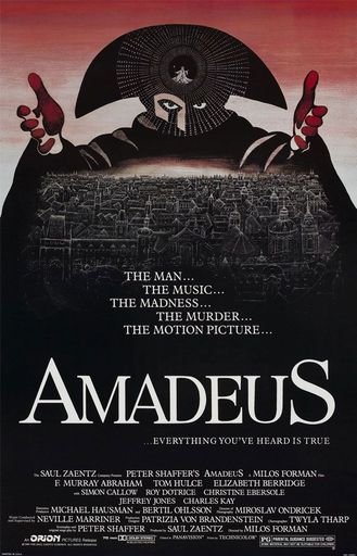 “Amadeus” film poster