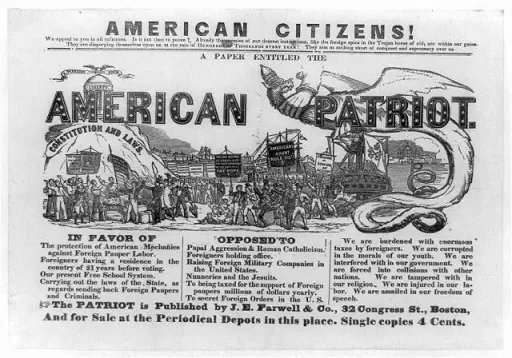 American Patriot: Anti-immigration propaganda 