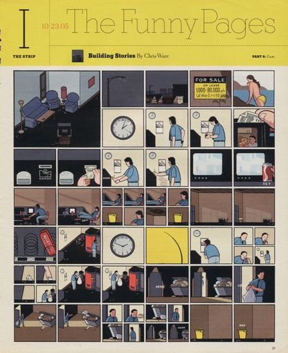 PendingEditThe Strip by Chris Ware, Part 6, New York Times Magazine, October 23, 2005