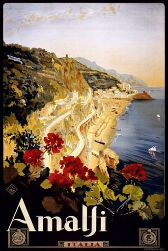 ENIT Amalfi Coast Travel Poster