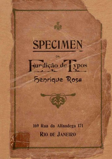 Henrique Rosa”s Type Foundry Type Specimen