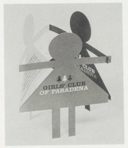 Announcement Cards for Girls' Club of Pasadena