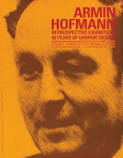 Armin Hofmann Retrospective Exhibition: 40 Years of Graphic Design