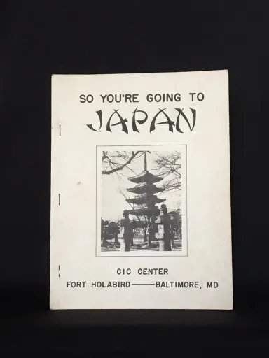 Army Counterintelligence Corps Japan Travel Guide