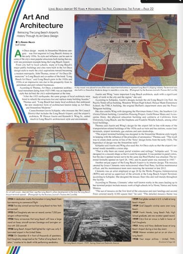 “Art and Architecture: Retracing The Long Beach Airport’s History Through Its Art Deco Design”