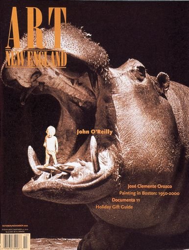 Art New England Magazine cover, October/November 2002