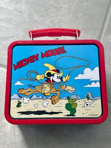 ASC Cowboy Mickey Cookie tin
