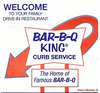 Bar-B-Q King Restaurant Sign Graphic
