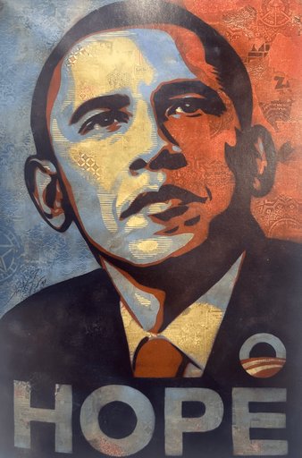Barack Obama "Hope" poster 