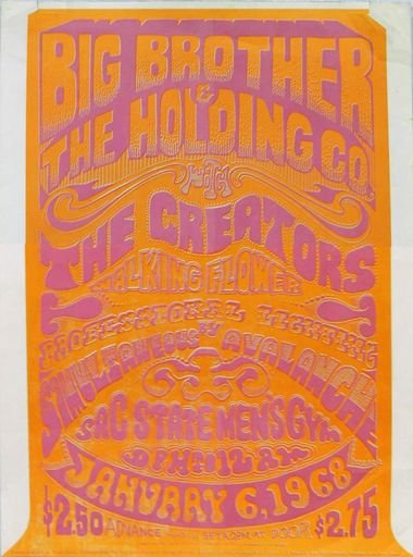 “Big Brother and the Holding Company” Poster