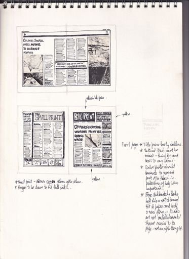 Big Print (roughs)