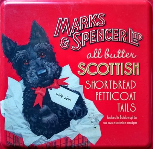 Biscuit tin lid