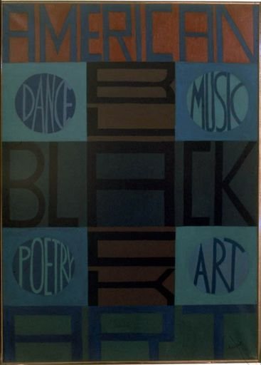 Black Light Series #5: Black Art Poster