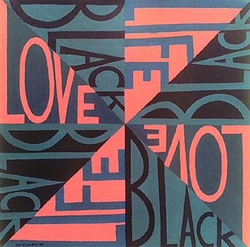 “Black Light Series #6: Love Black Life”