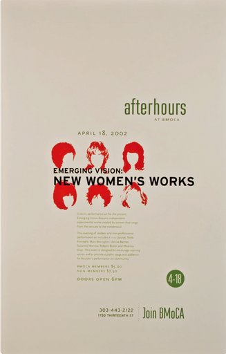 BMoCA Women's Works Poster