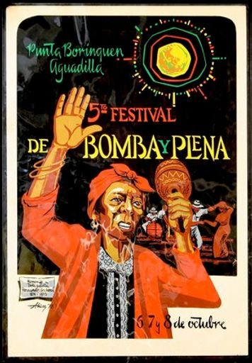Bomba y Plena Festival Poster (1978)