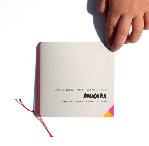 Bruno Munari - Libro Illeggibile MN 1.