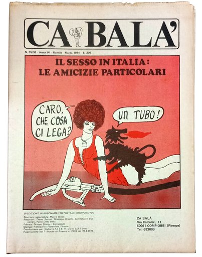 Ca Balà - magazine of graphic humour and political satire