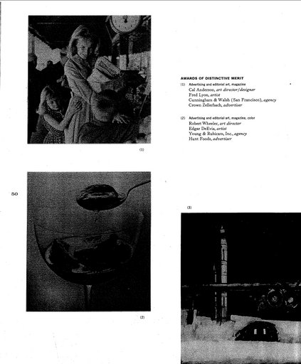 Cal Anderson from “16th Exhibition of Western Advertising Art” in Communication Arts magazine