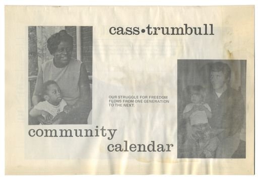 Cass-Trumbull Community Calendar 1972