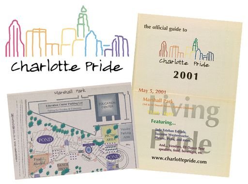 Charlotte Pride Mapping: The 2001 Charlotte Pride Parade Map as a Historical Artifact