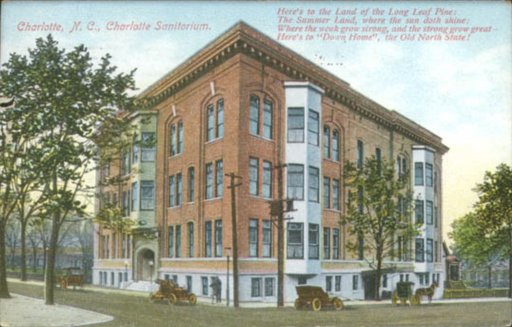 Charlotte Sanitorium Postcard